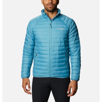 Columbia Jas Heren, Alpha Trail Down Blauw, 80CZBGQVI